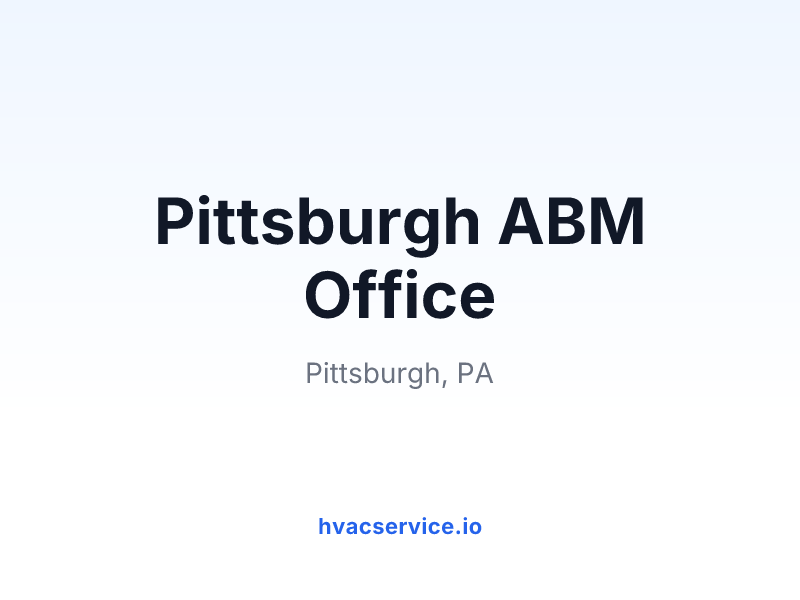 Pittsburgh ABM Office