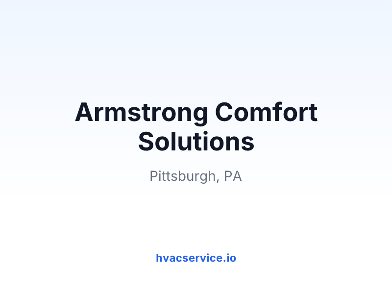 Armstrong Comfort Solutions
