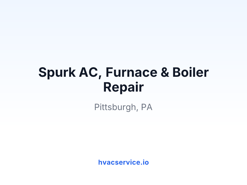 Spurk AC, Furnace & Boiler Repair