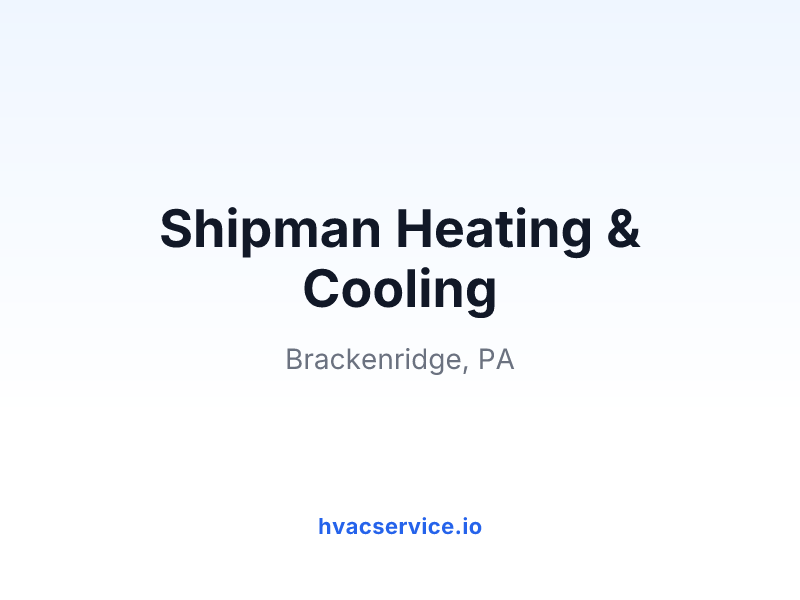 Shipman Heating & Cooling