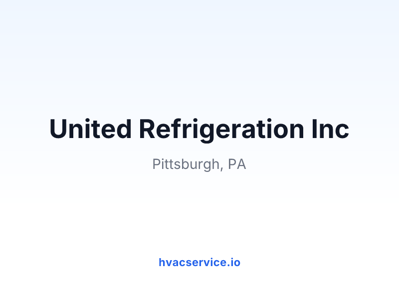 United Refrigeration Inc