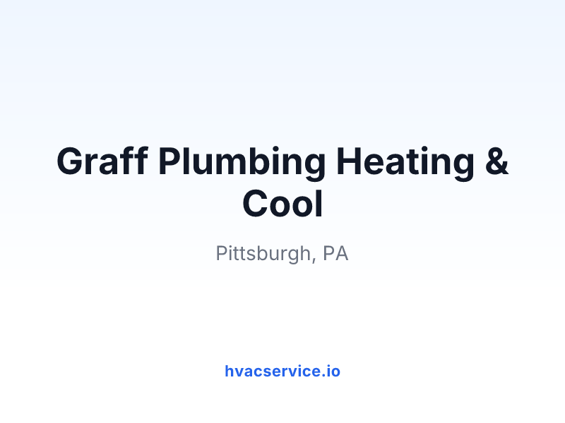 Graff Plumbing Heating & Cool