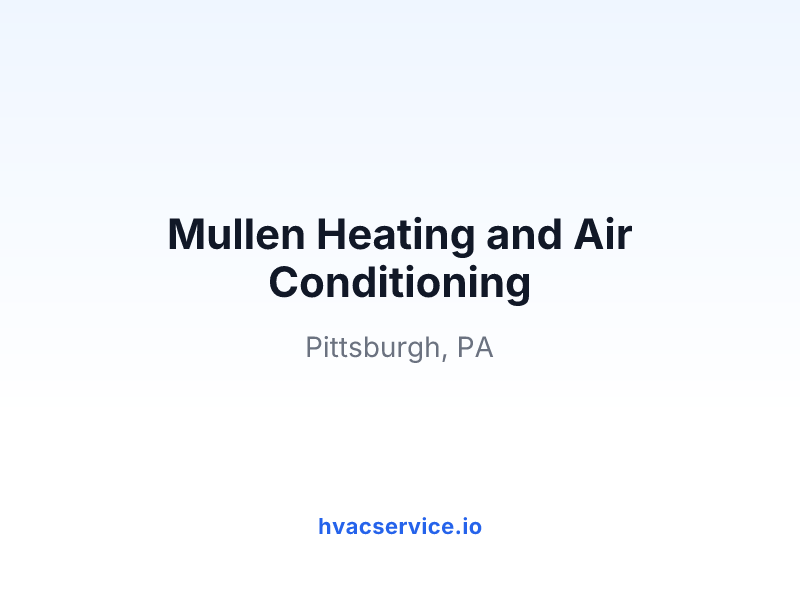 Mullen Heating and Air Conditioning