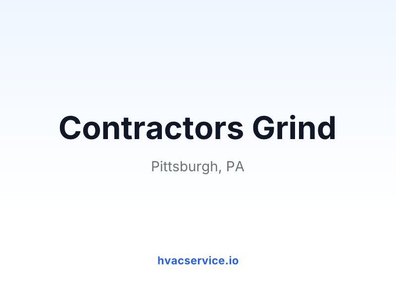 Contractors Grind
