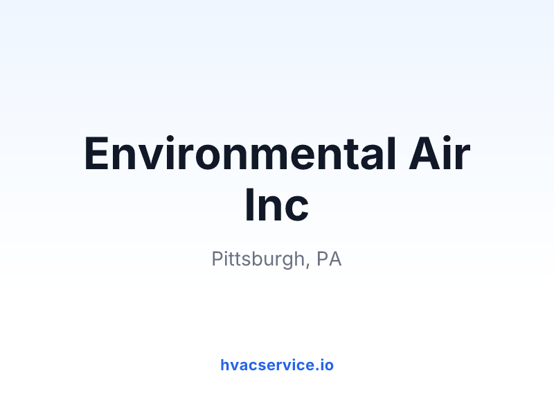 Environmental Air Inc