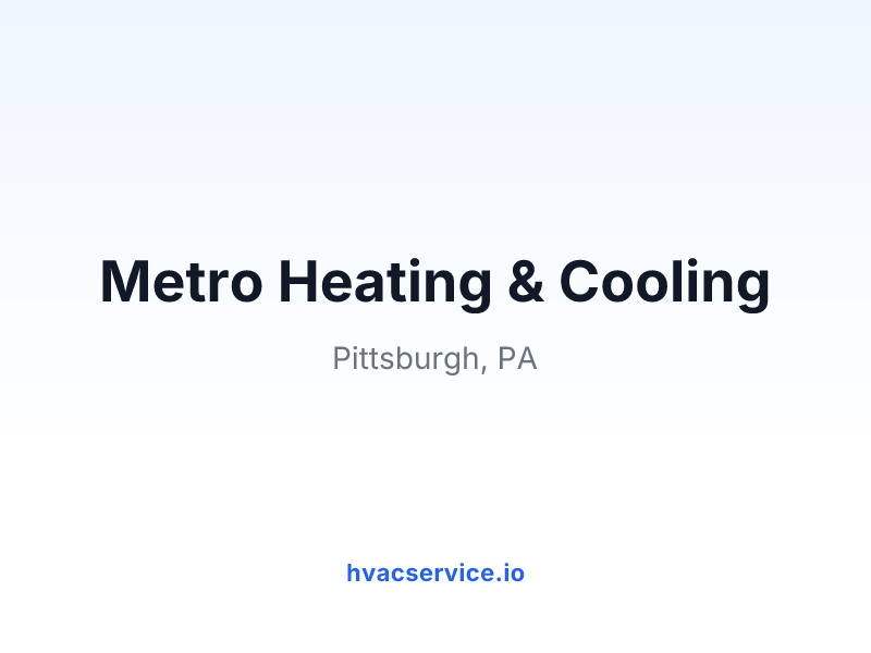 Metro Heating & Cooling