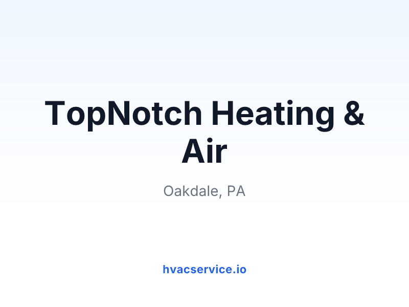 TopNotch Heating & Air