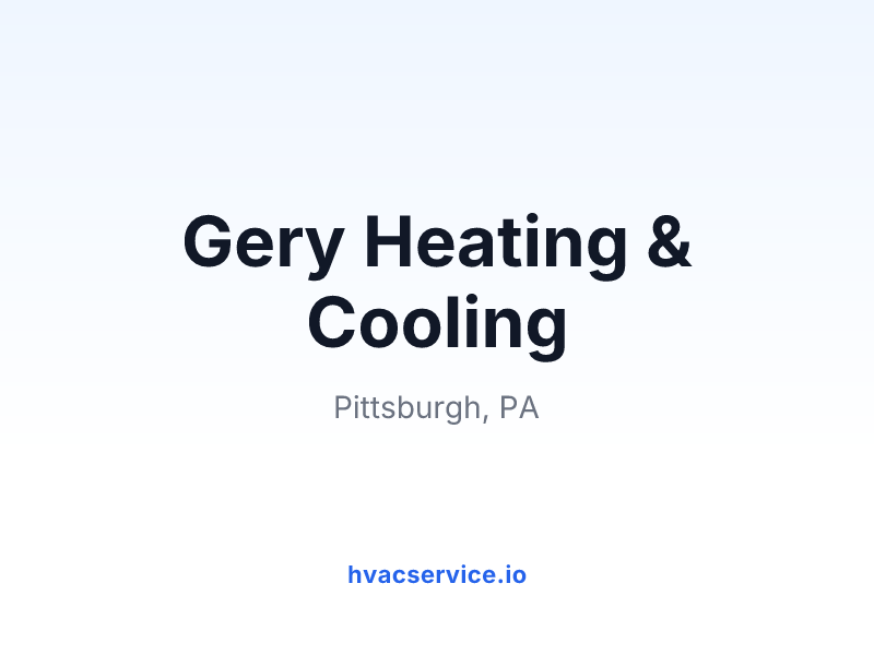 Gery Heating & Cooling