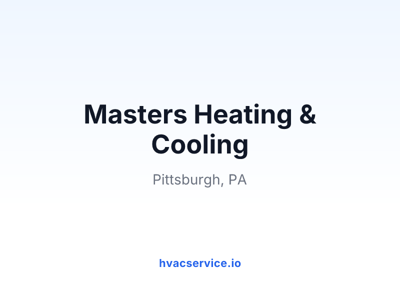 Masters Heating & Cooling