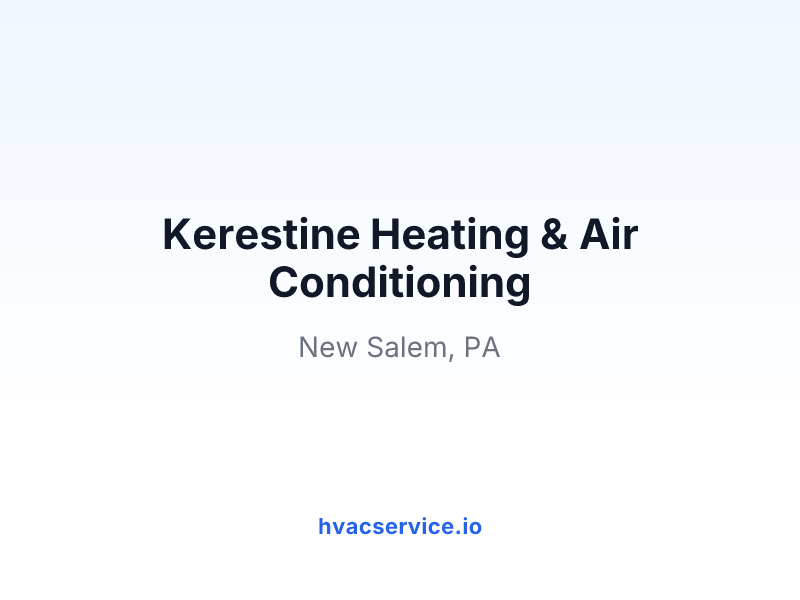 Kerestine Heating & Air Conditioning