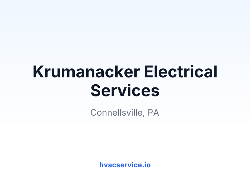 Krumanacker Electrical Services