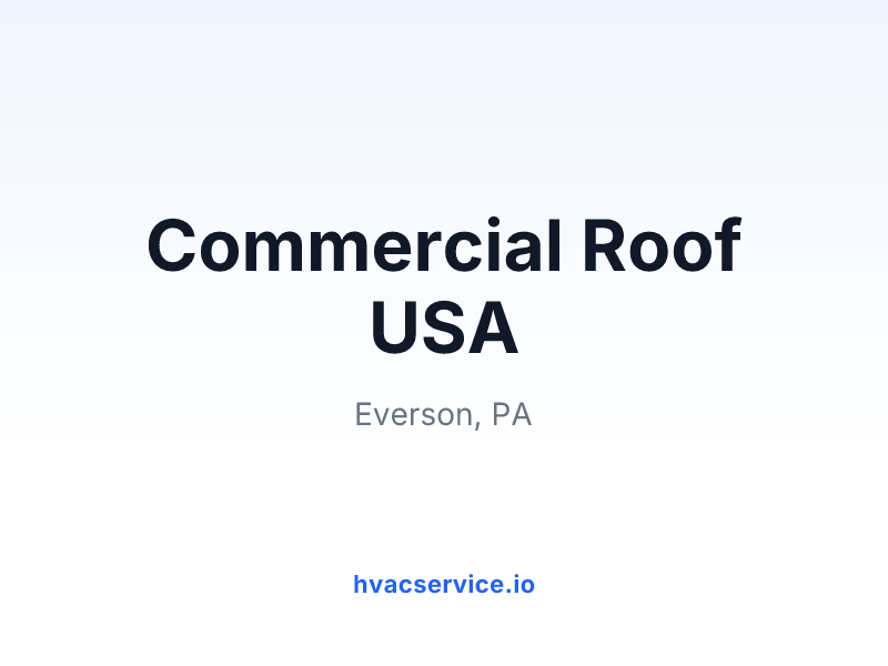 Commercial Roof USA