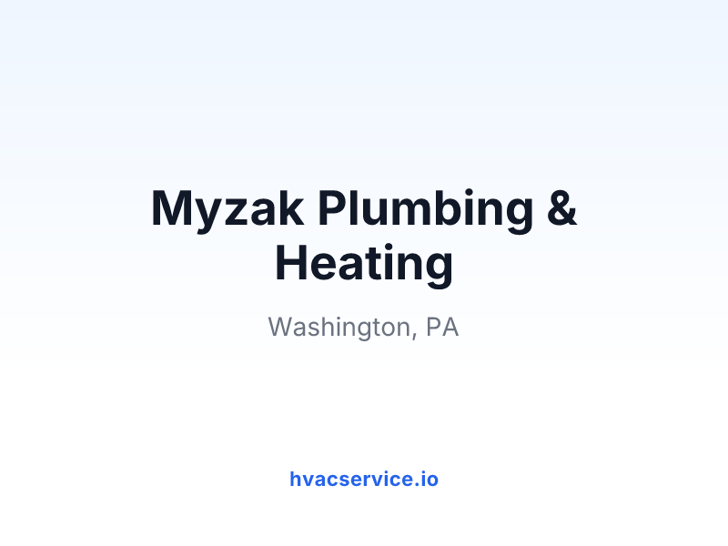 Myzak Plumbing & Heating