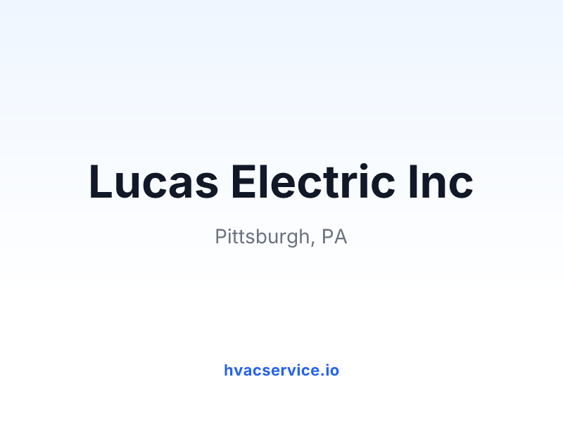 Lucas Electric Inc