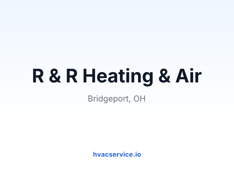 R & R Heating & Air
