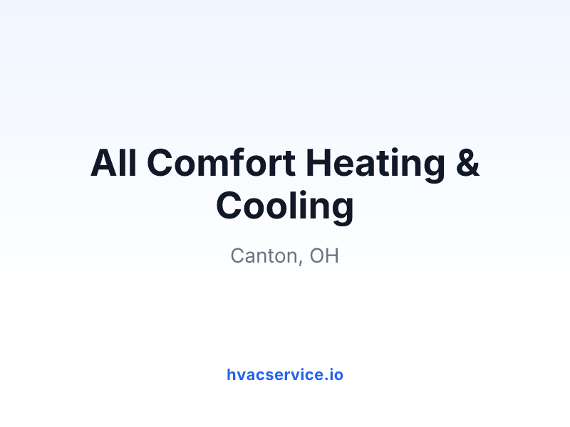 All Comfort Heating & Cooling