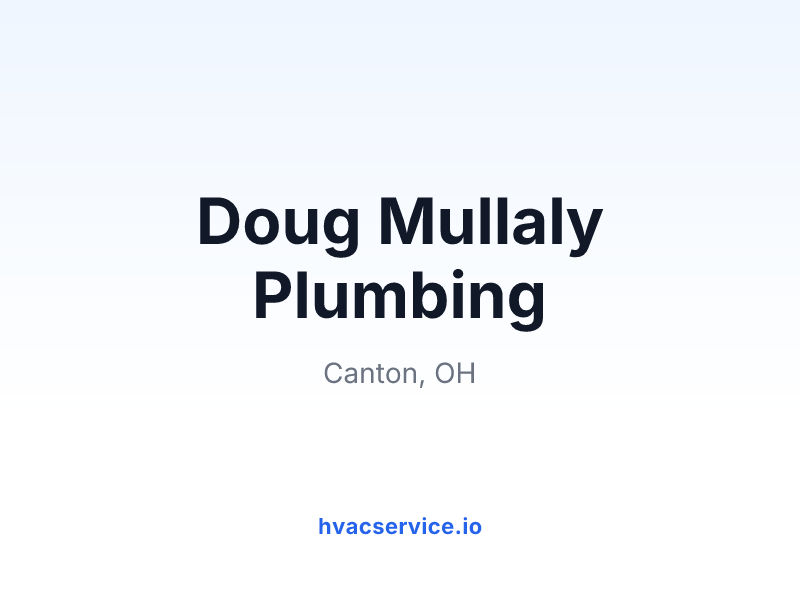 Doug Mullaly Plumbing