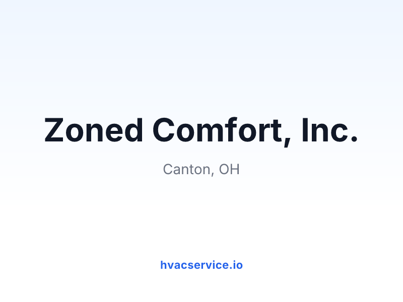 Zoned Comfort, Inc.