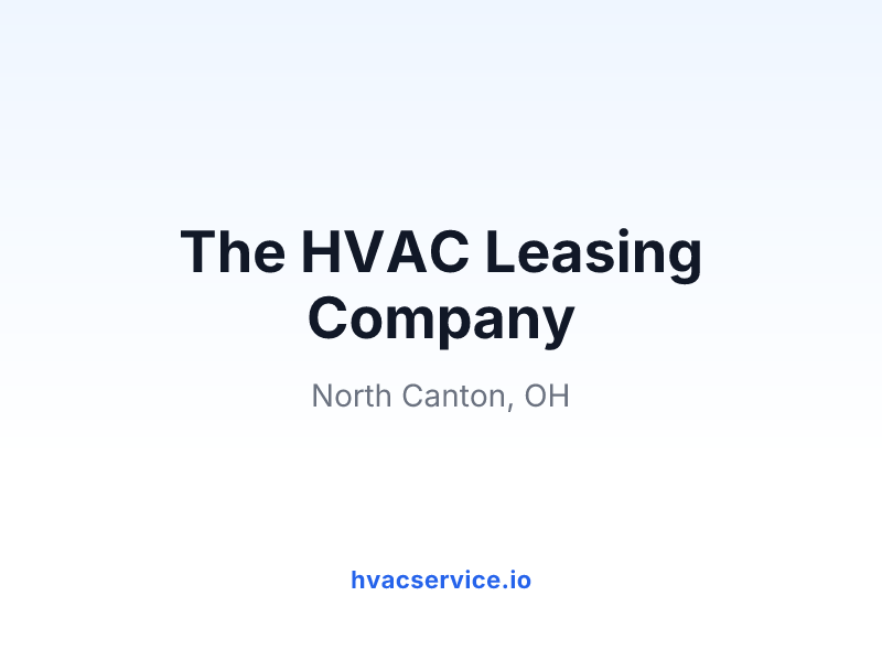 The HVAC Leasing Company