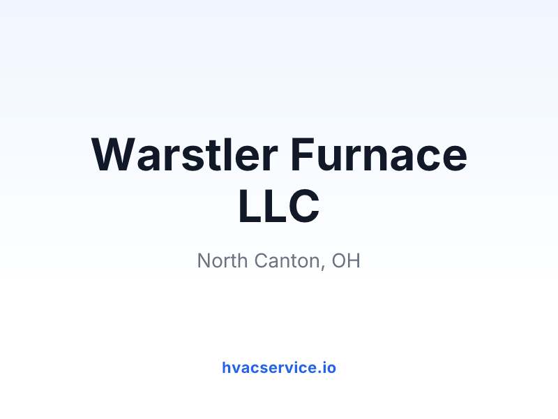 Warstler Furnace LLC
