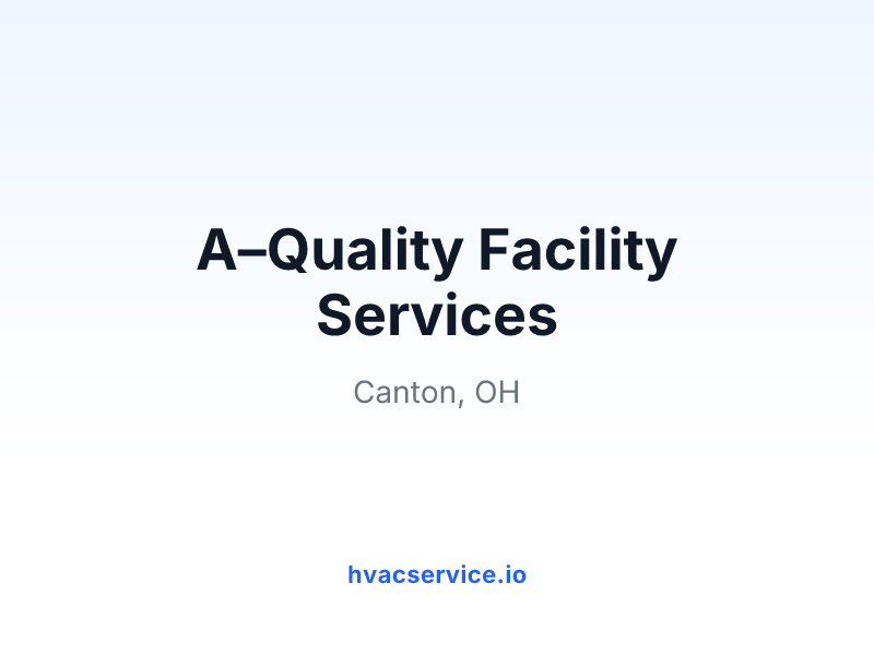 A–Quality Facility Services