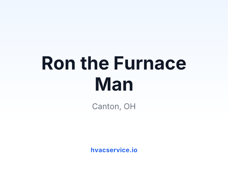 Ron the Furnace Man
