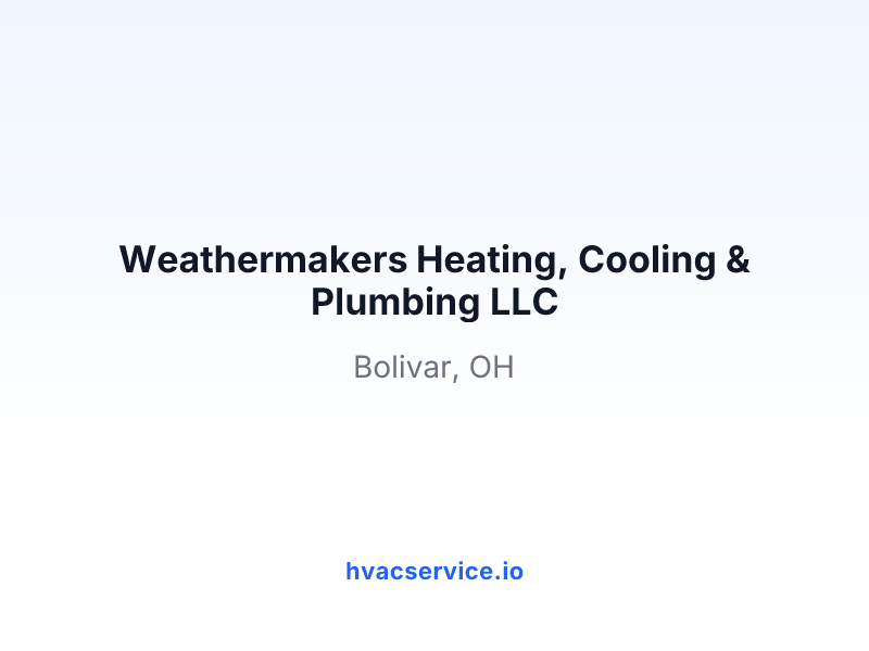 Weathermakers Heating, Cooling & Plumbing LLC