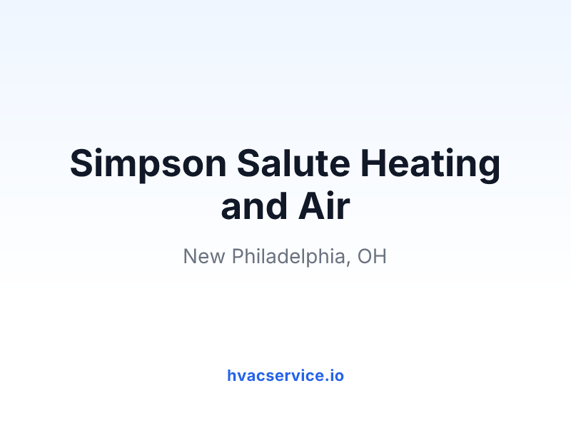 Simpson Salute Heating and Air