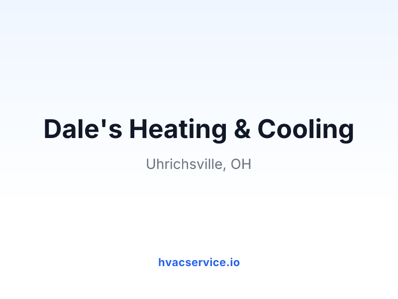 Dale's Heating & Cooling