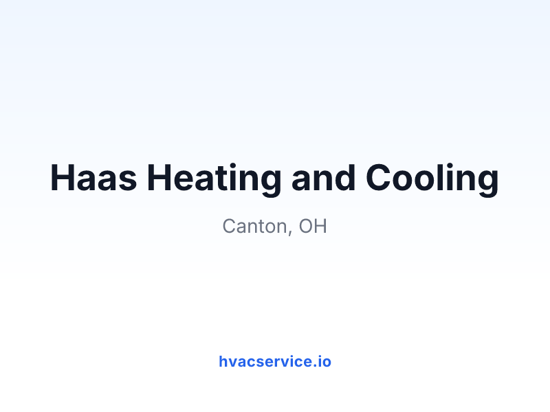 Haas Heating and Cooling