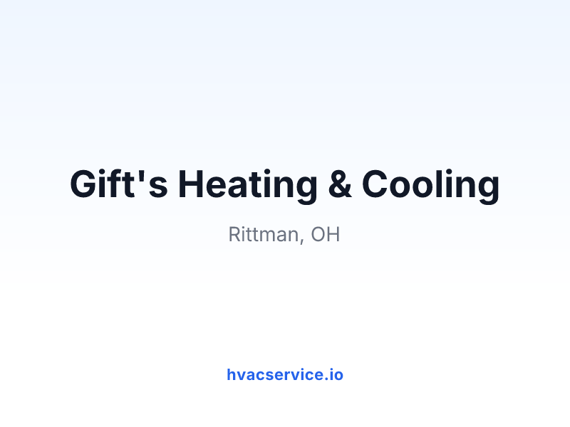 Gift's Heating & Cooling