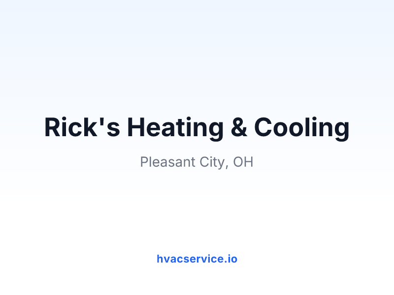 Rick's Heating & Cooling
