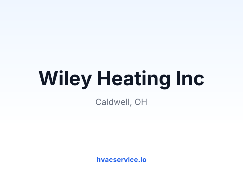 Wiley Heating Inc