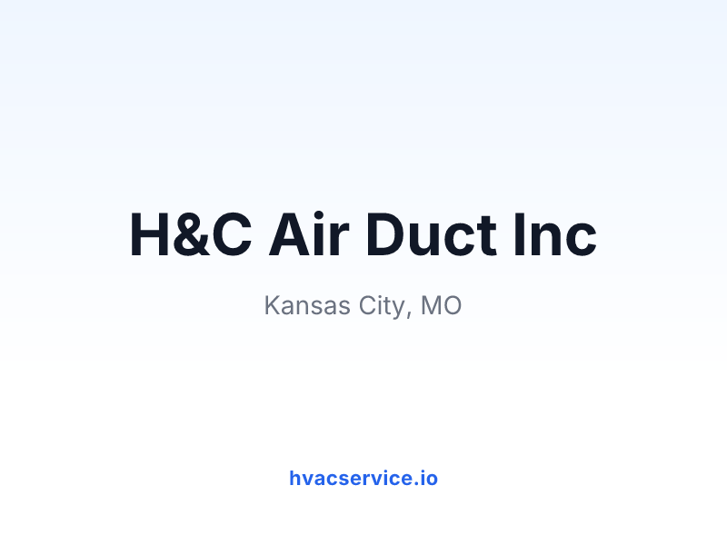 H&C Air Duct Inc