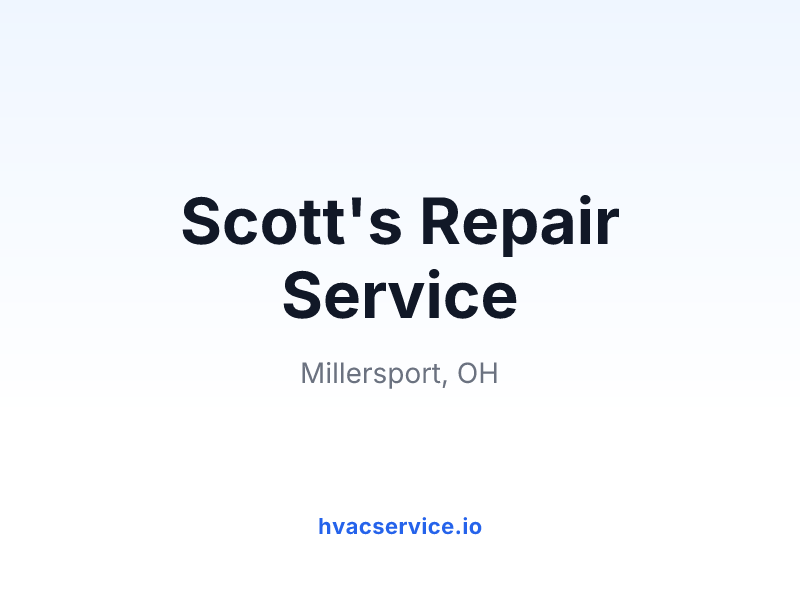 Scott's Repair Service