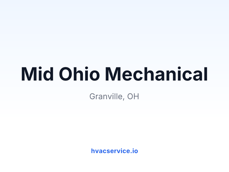 Mid Ohio Mechanical