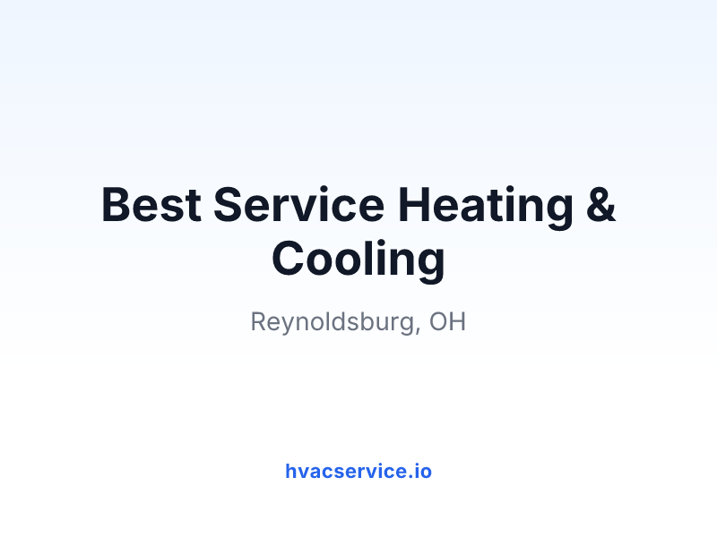 Best Service Heating & Cooling