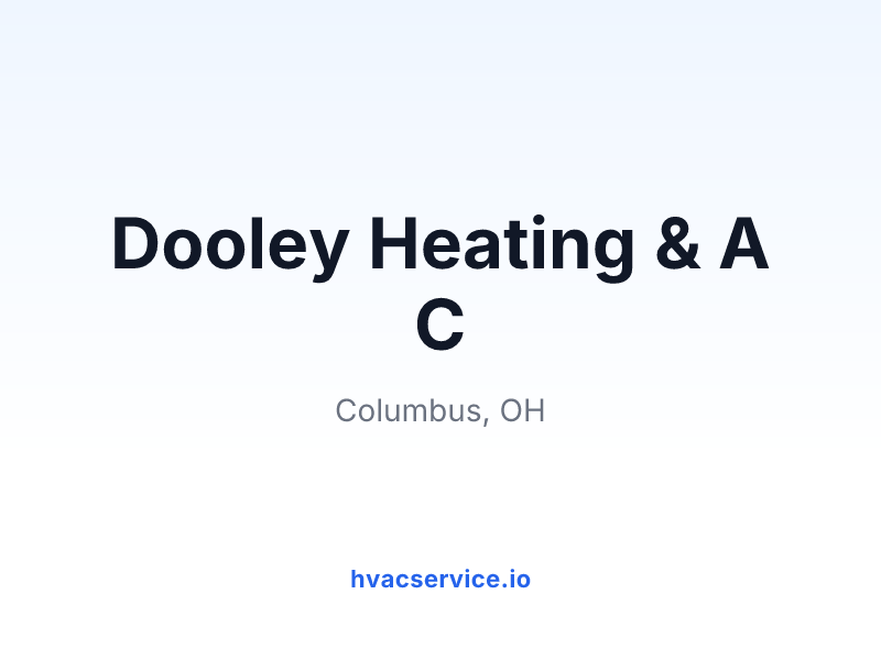 Dooley Heating & A C