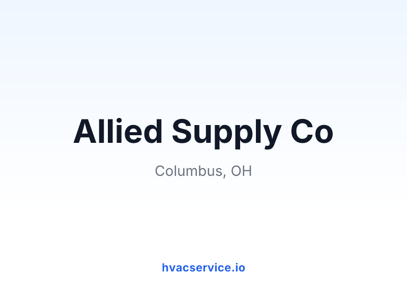 Allied Supply Co