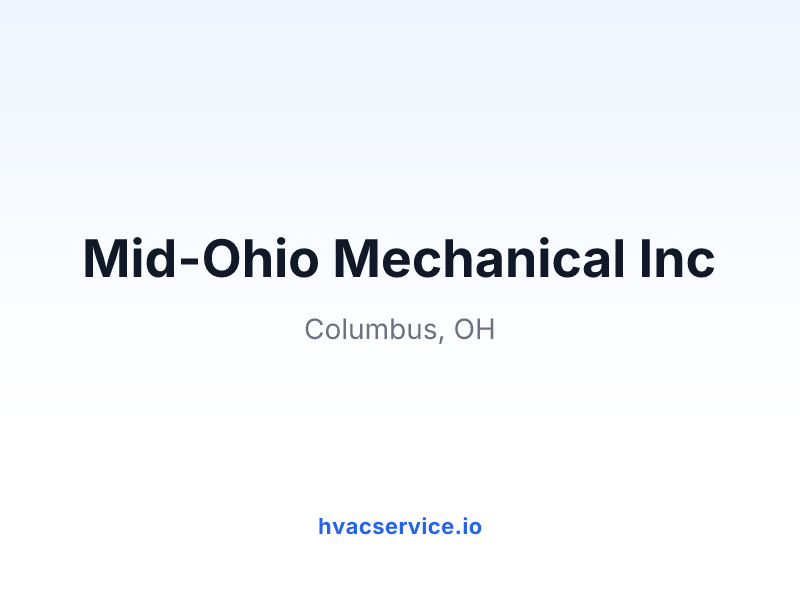 Mid-Ohio Mechanical Inc