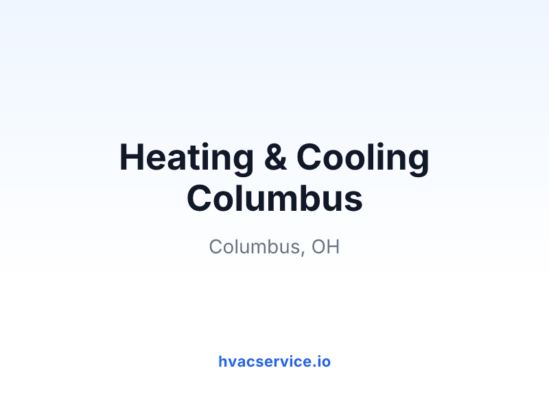 Heating & Cooling Columbus