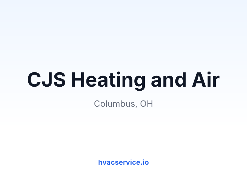 CJS Heating and Air