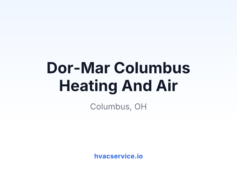 Dor-Mar Columbus Heating And Air