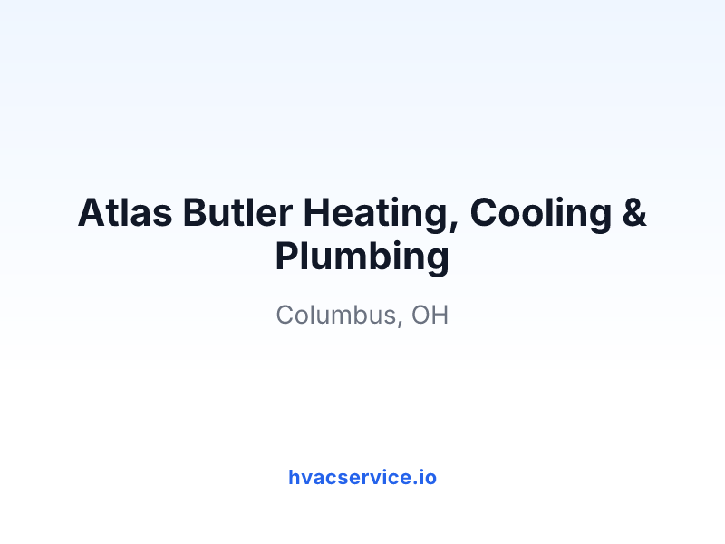 Atlas Butler Heating, Cooling & Plumbing
