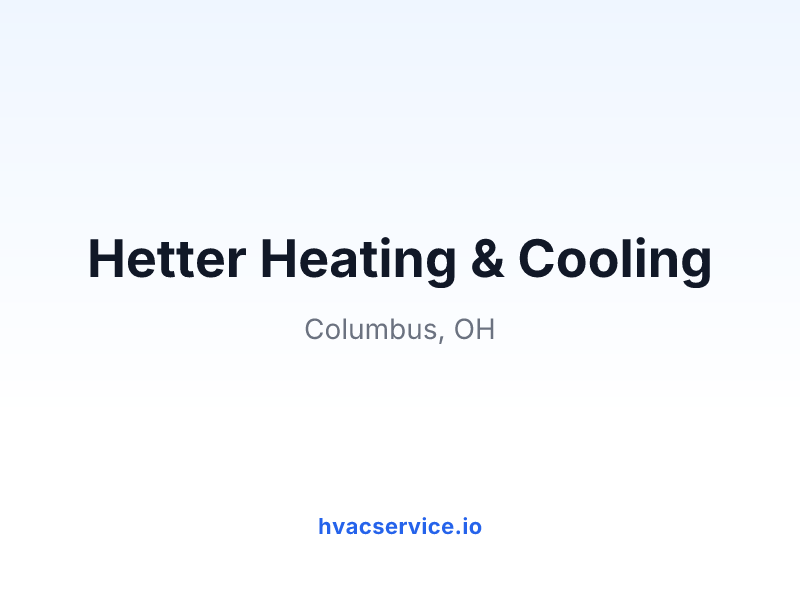 Hetter Heating & Cooling