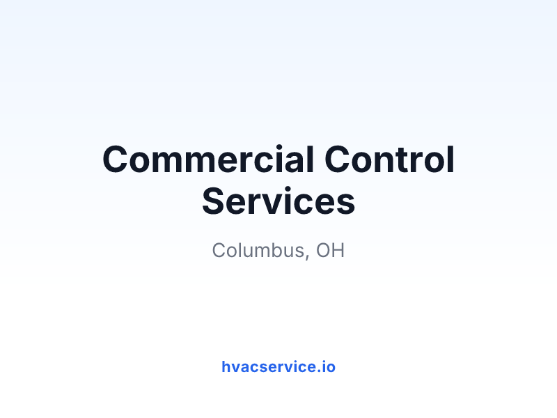 Commercial Control Services