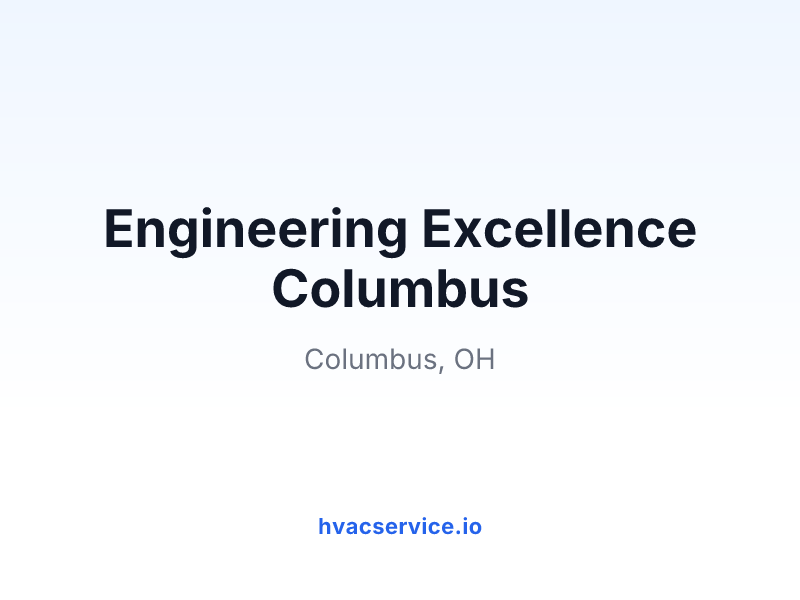 Engineering Excellence Columbus