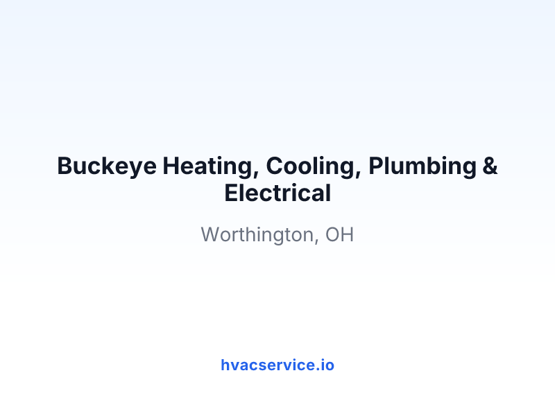 Buckeye Heating, Cooling, Plumbing & Electrical