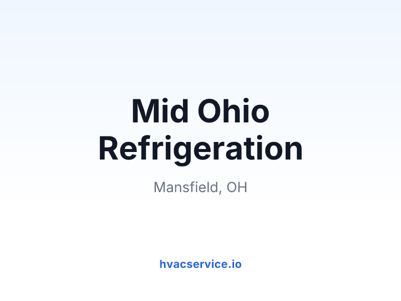 Mid Ohio Refrigeration