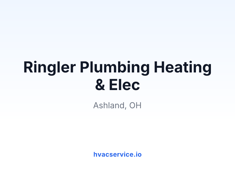 Ringler Plumbing Heating & Elec